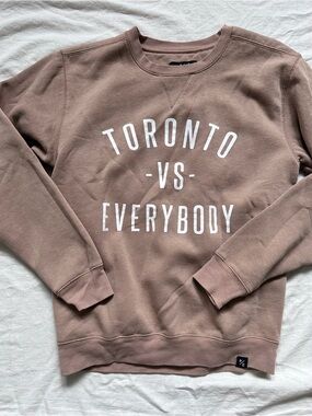 Toronto Vs Everybody Crewneck Sweatshirt in Brown - P/C